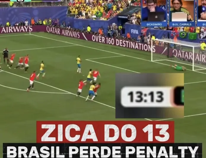 Internet debocha por Brasil ter perdido pênalti aos 13 minutos