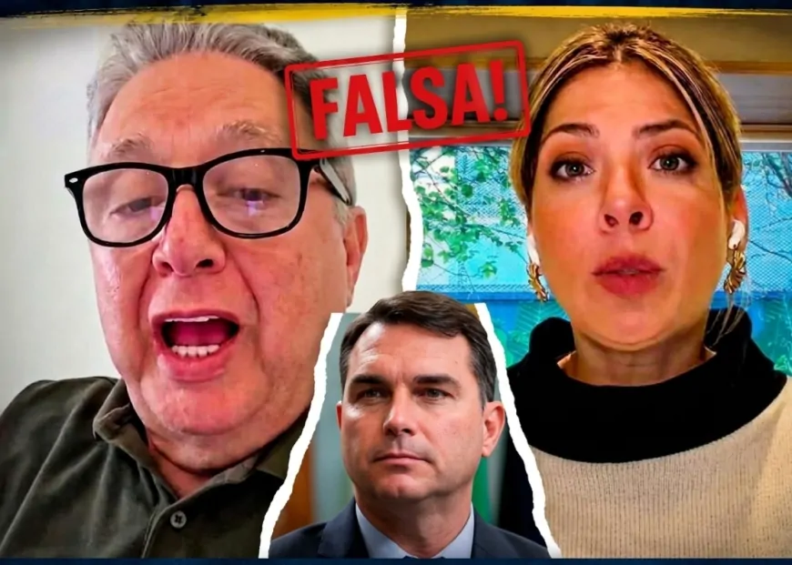 Anthony Garotinho desmentiu Daniela Lima ao afirmar que Flávio Bolsonaro não participou da "festa dos astronautas" promovida por Vorcaro