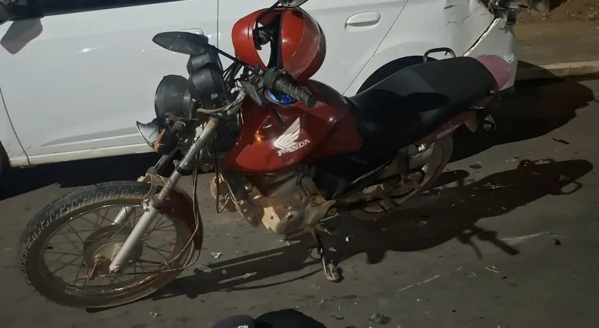 Acidente em quebra-molas termina com motociclista conduzido à UNISP por suspeita de embriaguez