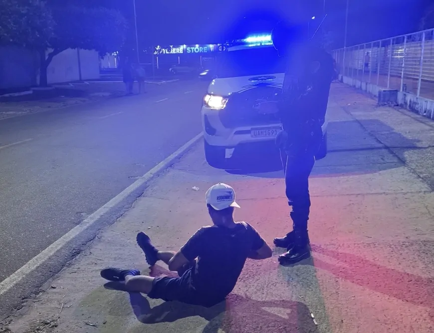 Suspeita de abordagem a criança termina com homem agredido a pauladas em Ji-Paraná
