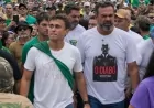 Bruno Bolsonaro Scheid e Nikolas Ferreira lideram manifestação para pressionar Davi Alcolumbre em Macapá