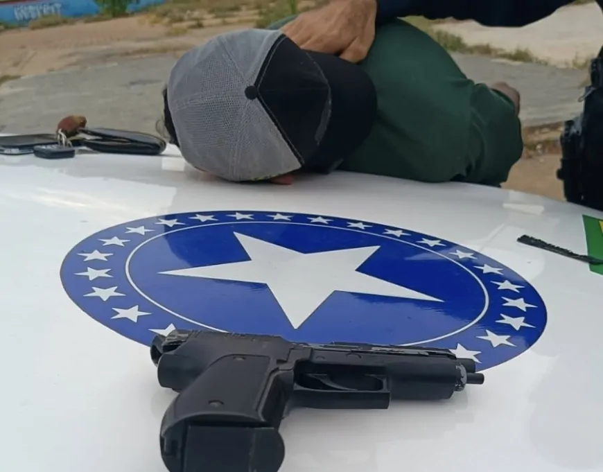 Homem é flagrado com simulacro de arma e sinais de embriaguez em Ji-Paraná