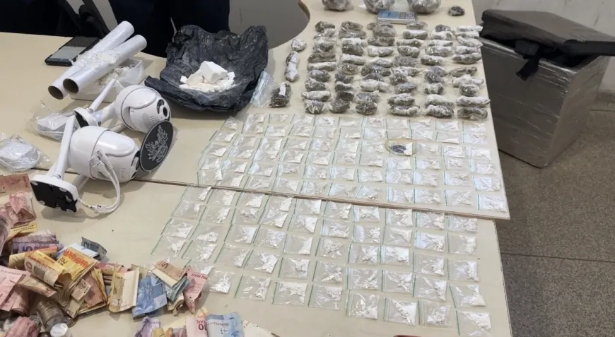 Polícia apreende drogas, balança e quase r$ 7 mil durante ação contra suspeito de tráfico