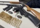 Polícia Militar apreende pistola, espingardas e munições escondidas em beco em Ji-Paraná