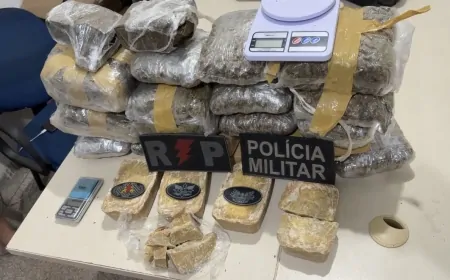 PM descobre depósito de drogas e apreende skank e pasta base em Ji-Paraná