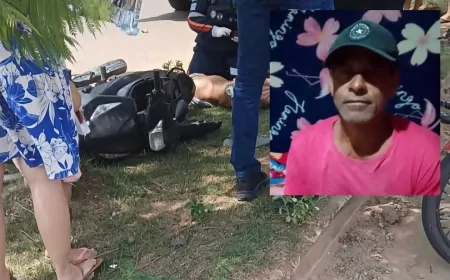 Homem morre após motocicleta atingir árvore no Residencial Milão, em Ji-Paraná