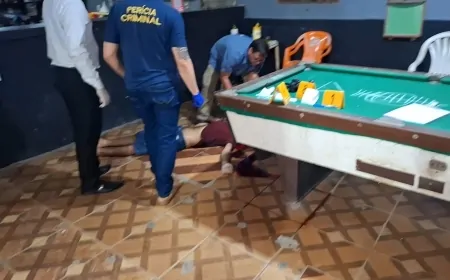 Homem é assassinado a tiros em bar no bairro Jardim Presidencial, em Ji-Paraná