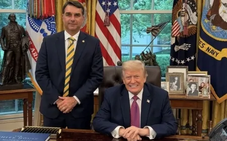 Trump ajudou a resgatar Flávio da Ditadura do Judiciário Brasileiro