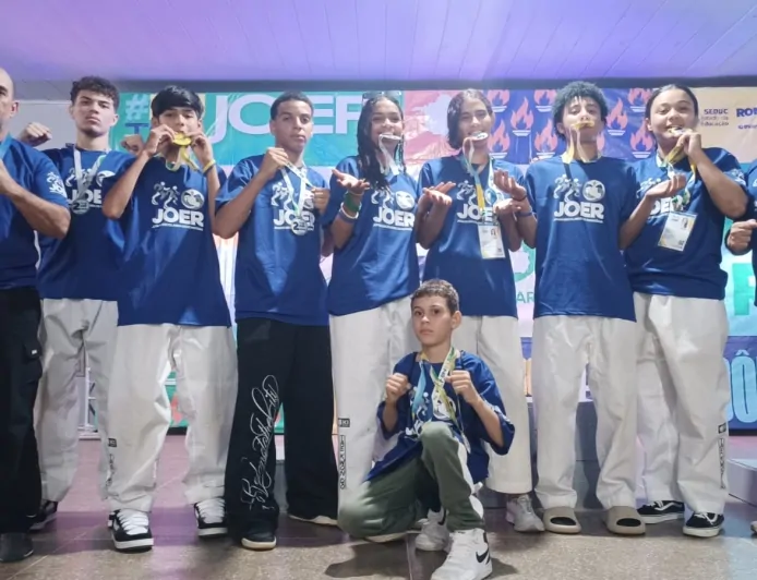 Taekwondo de Ji-Paraná conquista oito medalhas no JOER