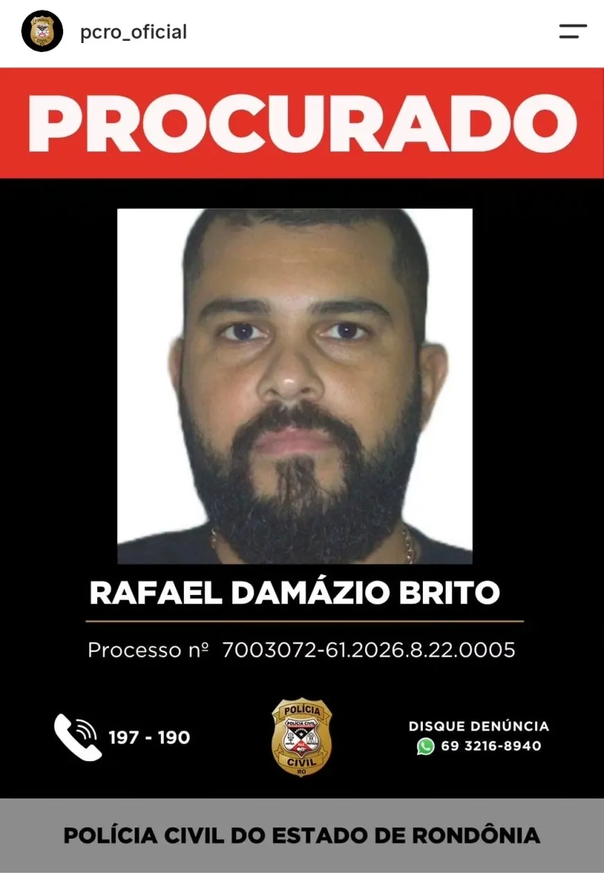 Polícia divulga nome de suspeito foragido por estelionato em Rondônia