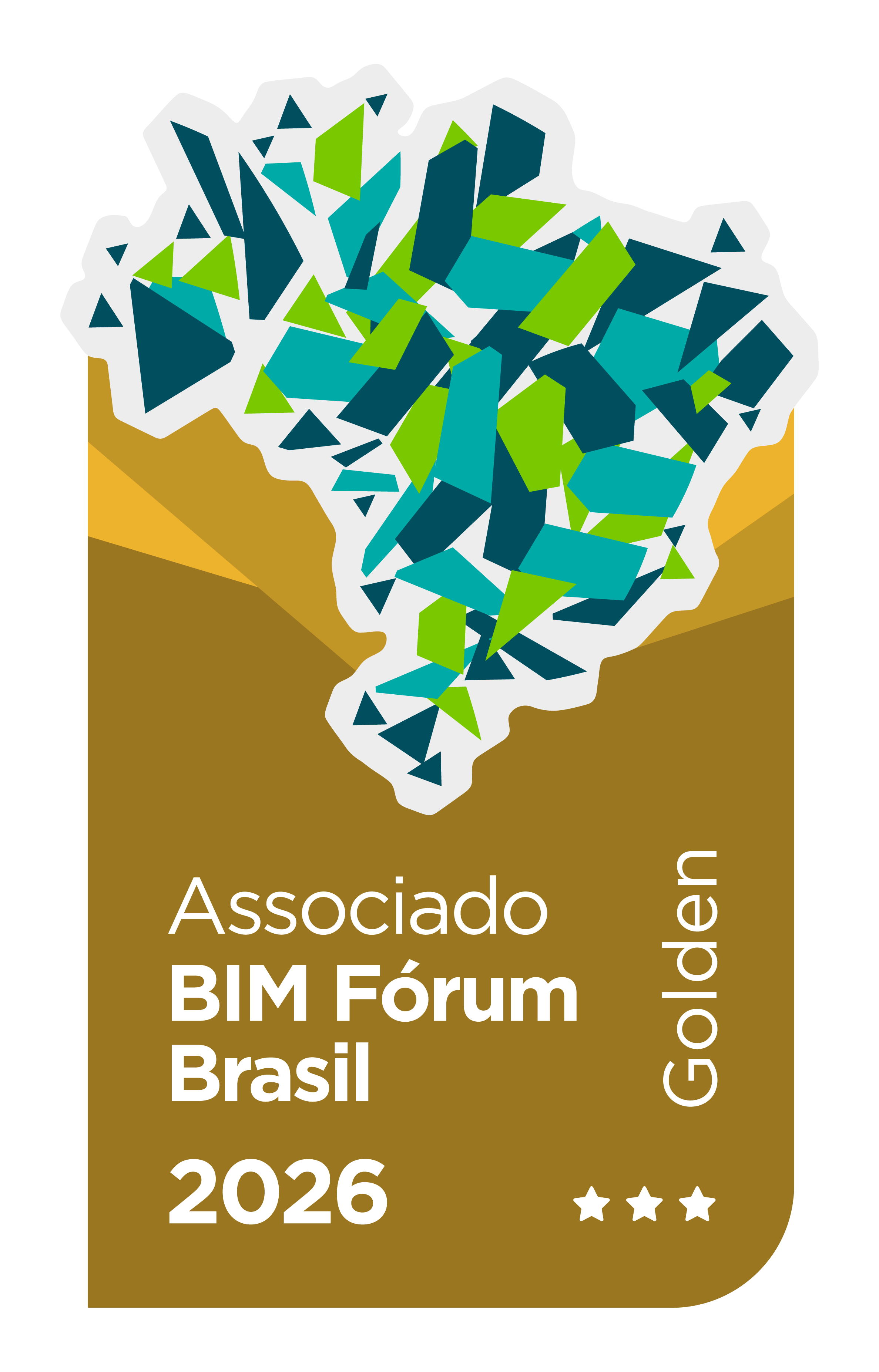 Selo Associado BIM Fórum Brasil 2026, categoria Golden