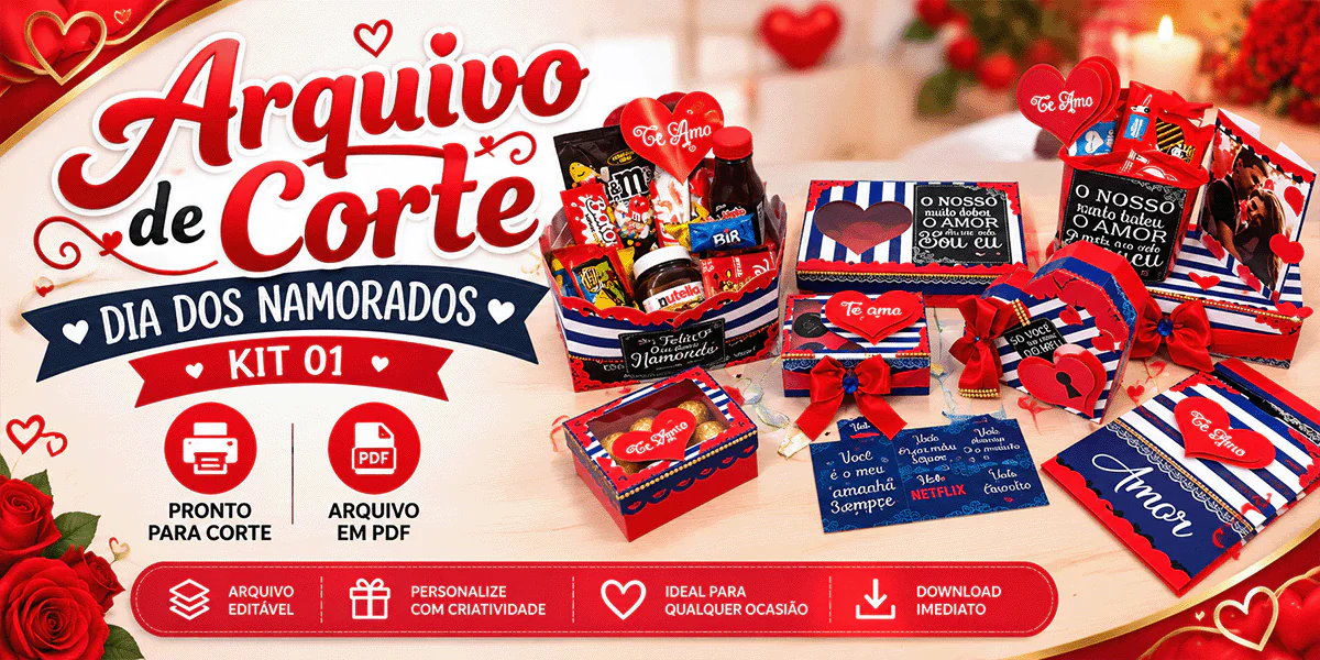 ARQUIVO DE CORTE DIA DOS NAMORADOS - ARQUIVO DIGITAL