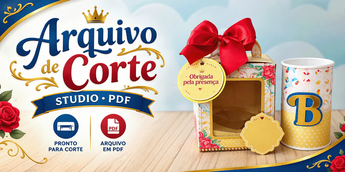 Arquivo de Corte Kit A Bela e a Fera 001 – Silhouette