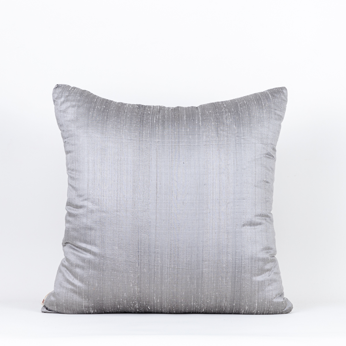 Almofada Seda Pura Cinza Chumbo 50X50