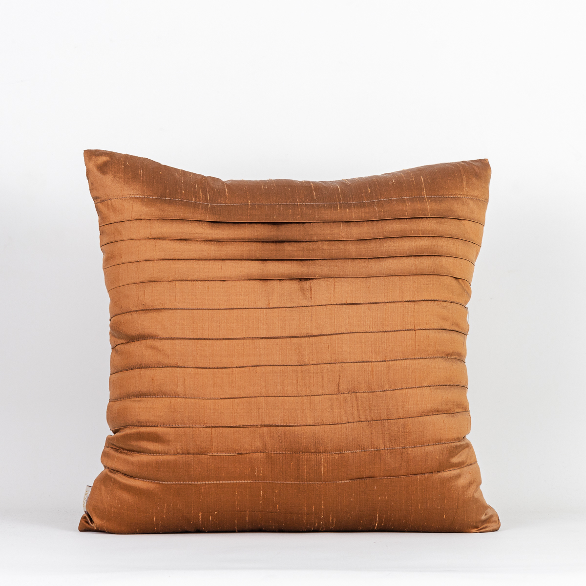 Almofada Seda Cobre Nervuras 50X50