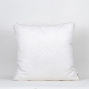Almofada Jacquard Branco Losango 50X50