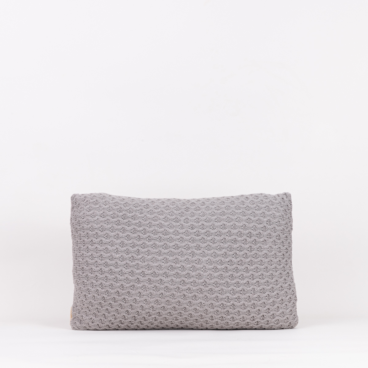 Almofada Tricô Colméia M Gris 30X50