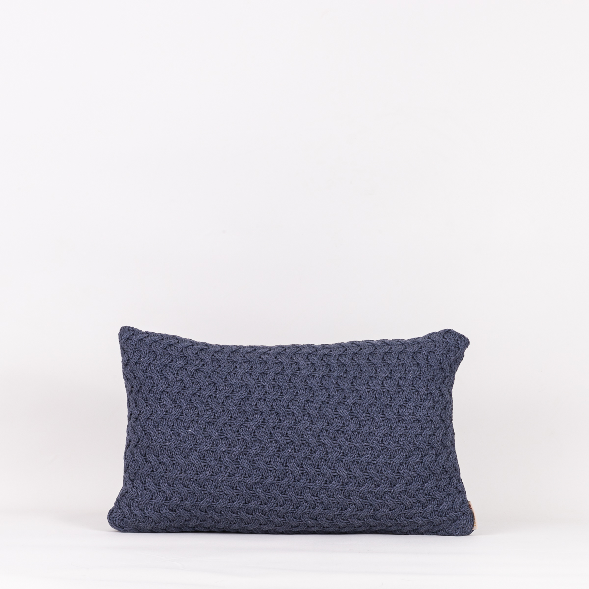 Almofada Tricô Cestaria Indigo Blue 30X50