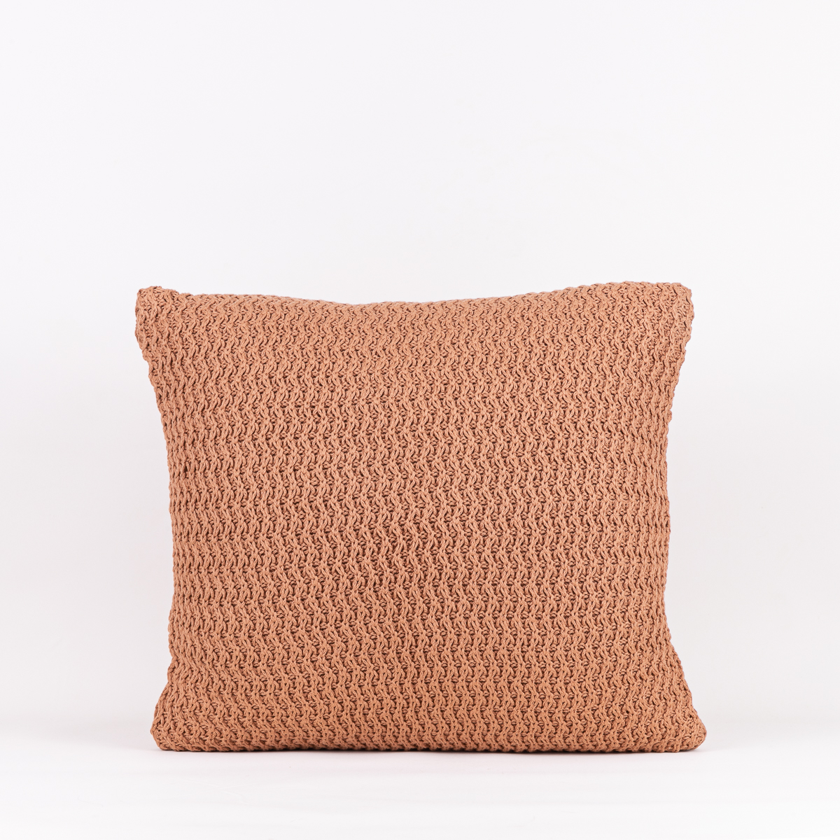 Almofada Tricô Ondinha Cobre 50X50