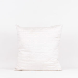 Almofada Seda Off White Nervuras 50X50