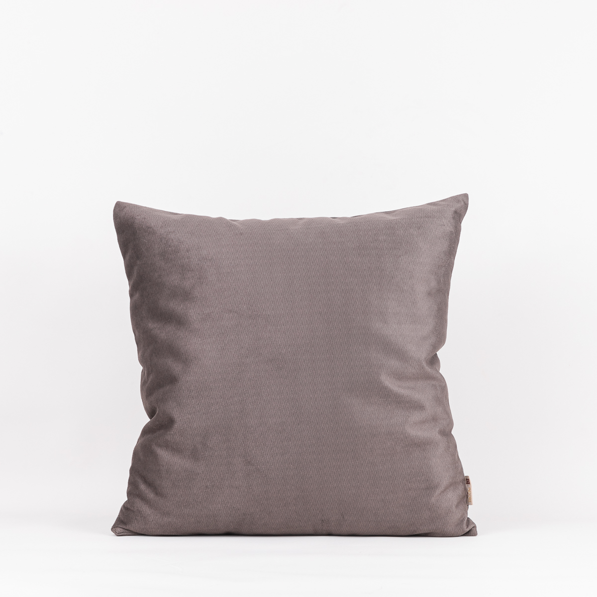 Almofada Suede Marrom Zigzag 50X50