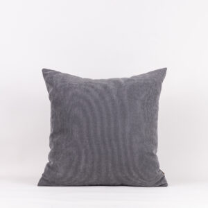 Almofada Veludo Gorgurão Cinza 50X50
