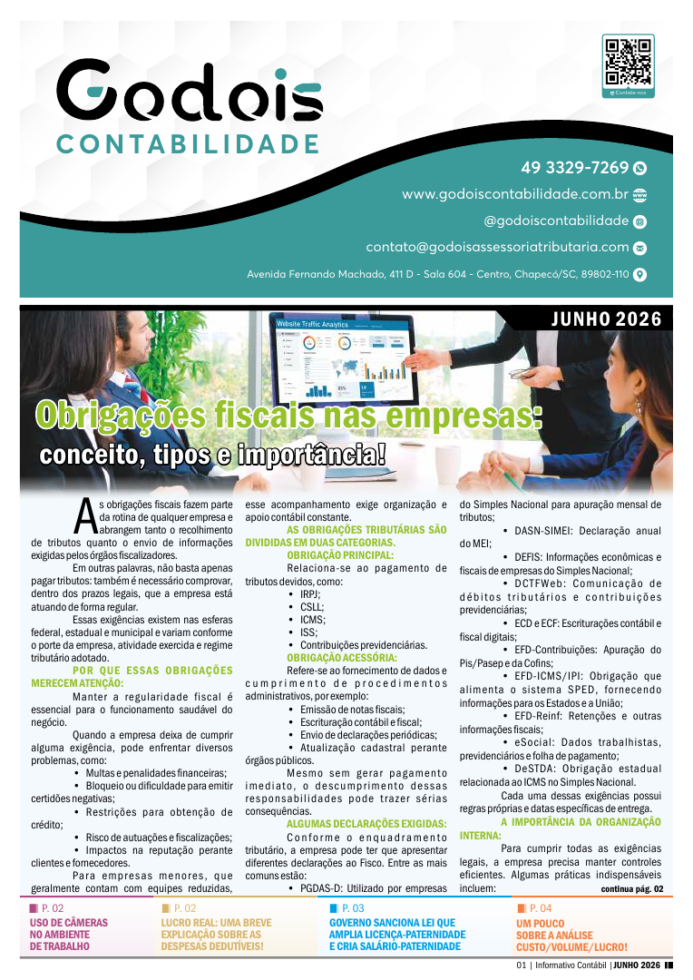 Obrigações fiscais nas empresas: conceito, tipos e importância!