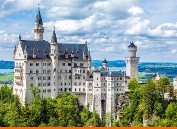 Castelo de Neuschwanstein, um dos maiores pontos turísticos da Alemanha