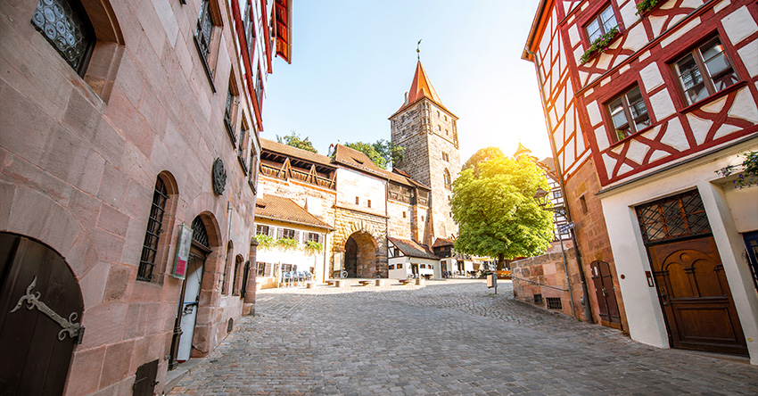 Paisagem da Cidade Velha de Nuremberg