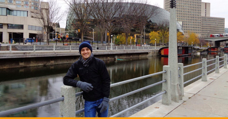 rogério foi fazer intercâmbio no canadá