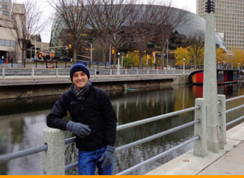 rogério foi fazer intercâmbio no canadá