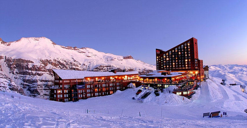 Estação de esqui Valle Nevado, no Chile