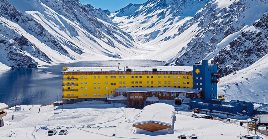 Estação de esqui e hotel Portillo, no Chile