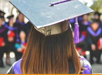 estudante de graduação no intercâmbio