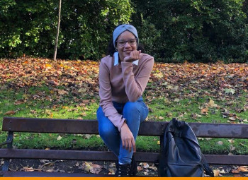 flávia em seu intercâmbio em galway