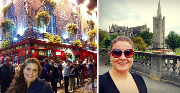 Fabíola tinha muita vontade de estudar inglês no exterior