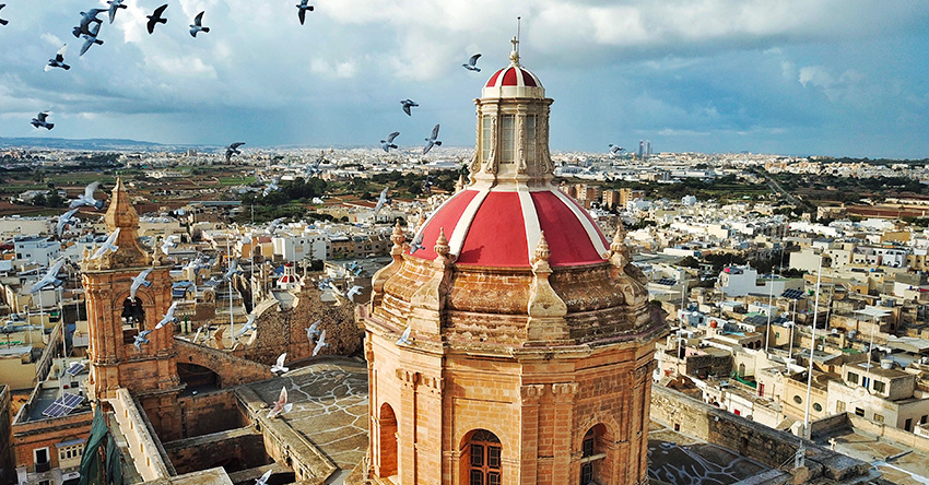 Igreja romana em Malta