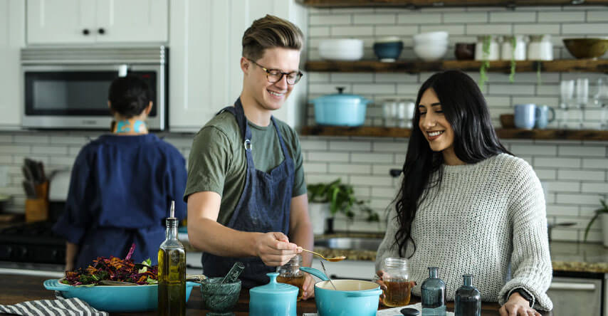 Idioma com atividades gastronomia