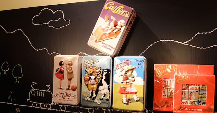 caixas de chocolates tradicionais da suíça