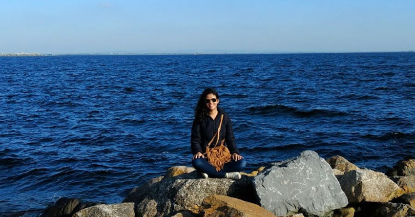 gabrielle no intercâmbio em galway