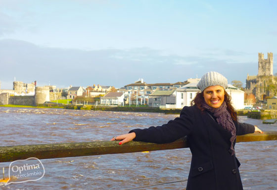 Isabella Pinheiro fez intercâmbio em Limerick