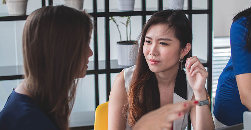 conversa no trabalho