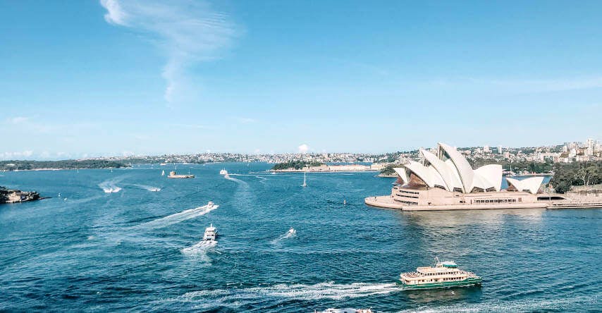 imagem aérea de sydney