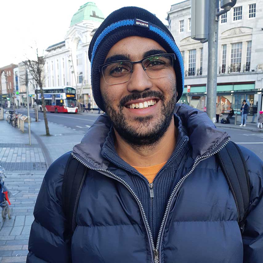 jean em seu intercâmbio em Cork