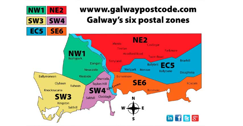códigos postais de galway