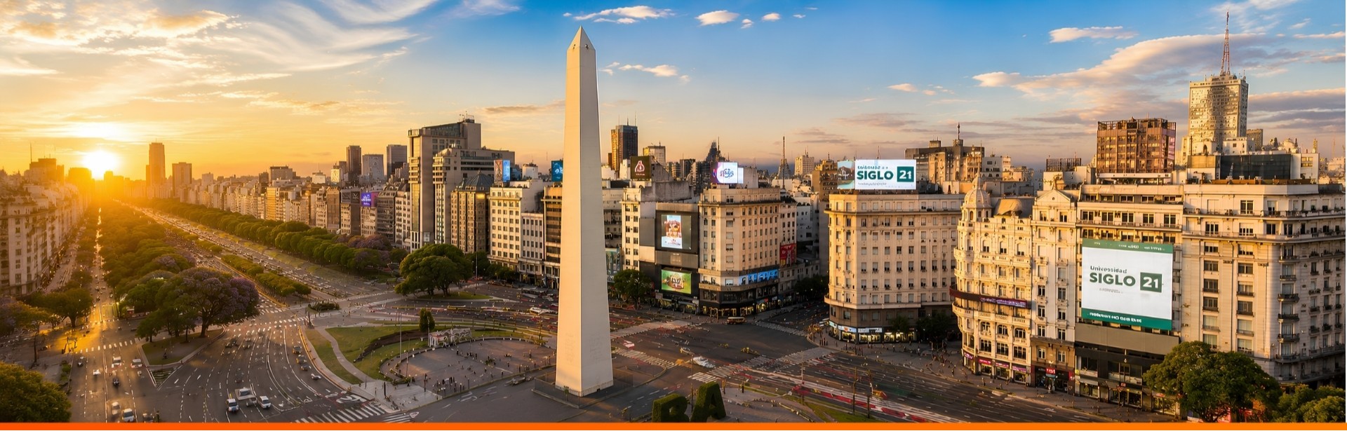 Entardecer em Buenos Aires