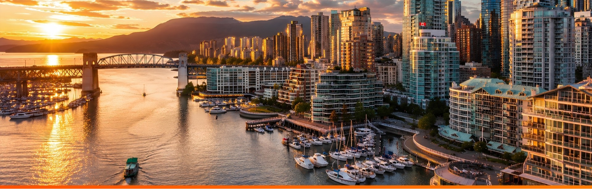 Entardecer em Vancouver