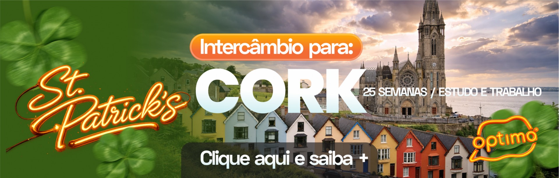 Vista da cidade de Cork