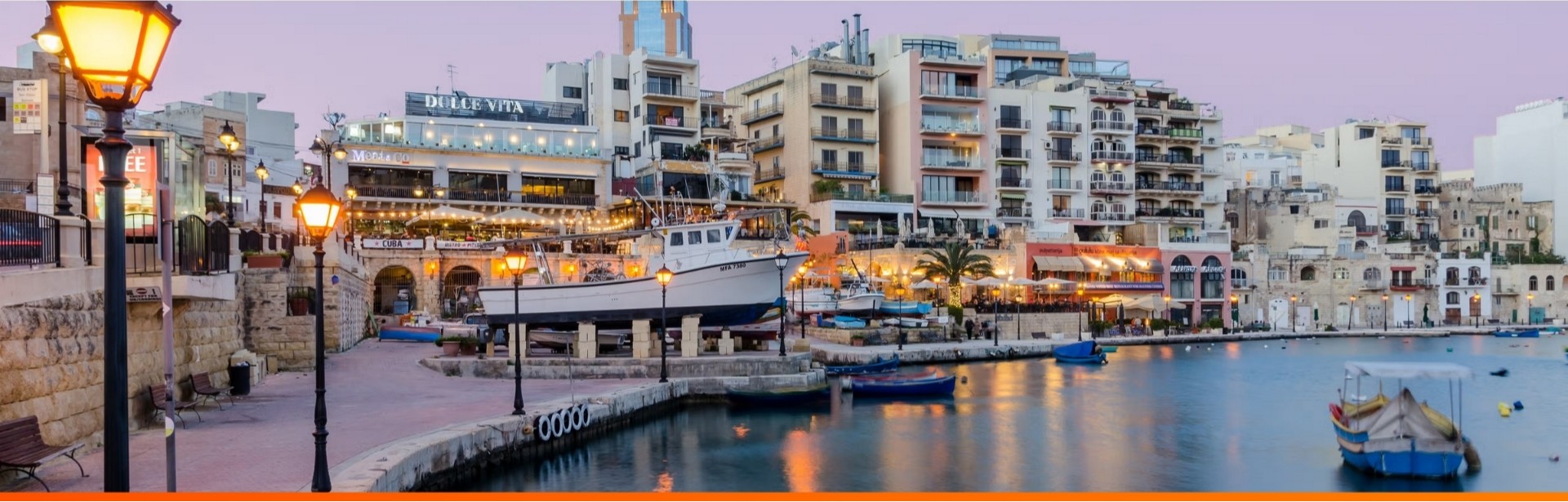 Baía da cidade de St. Julians
