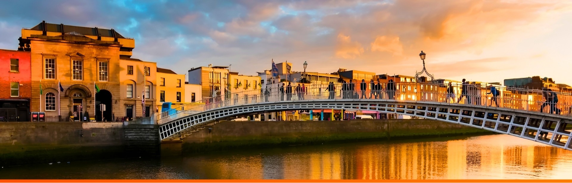 Centro da cidade de Dublin